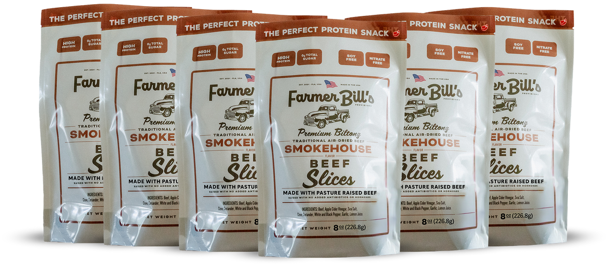 1/2 lb Sliced Smokehouse Beef Biltong, *BUNDLE ITEM from Farmer Bill's Provisions