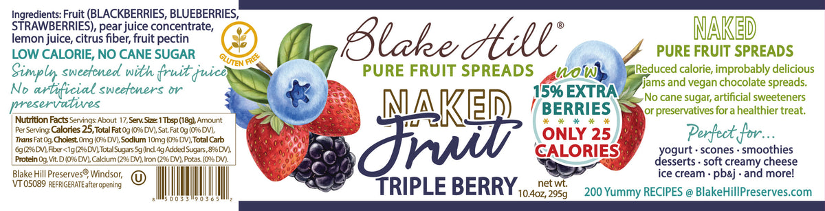 NEW Naked Triple Berry Spread 10.4oz - FRESH BATCH COMING SOON, image 6 of 6