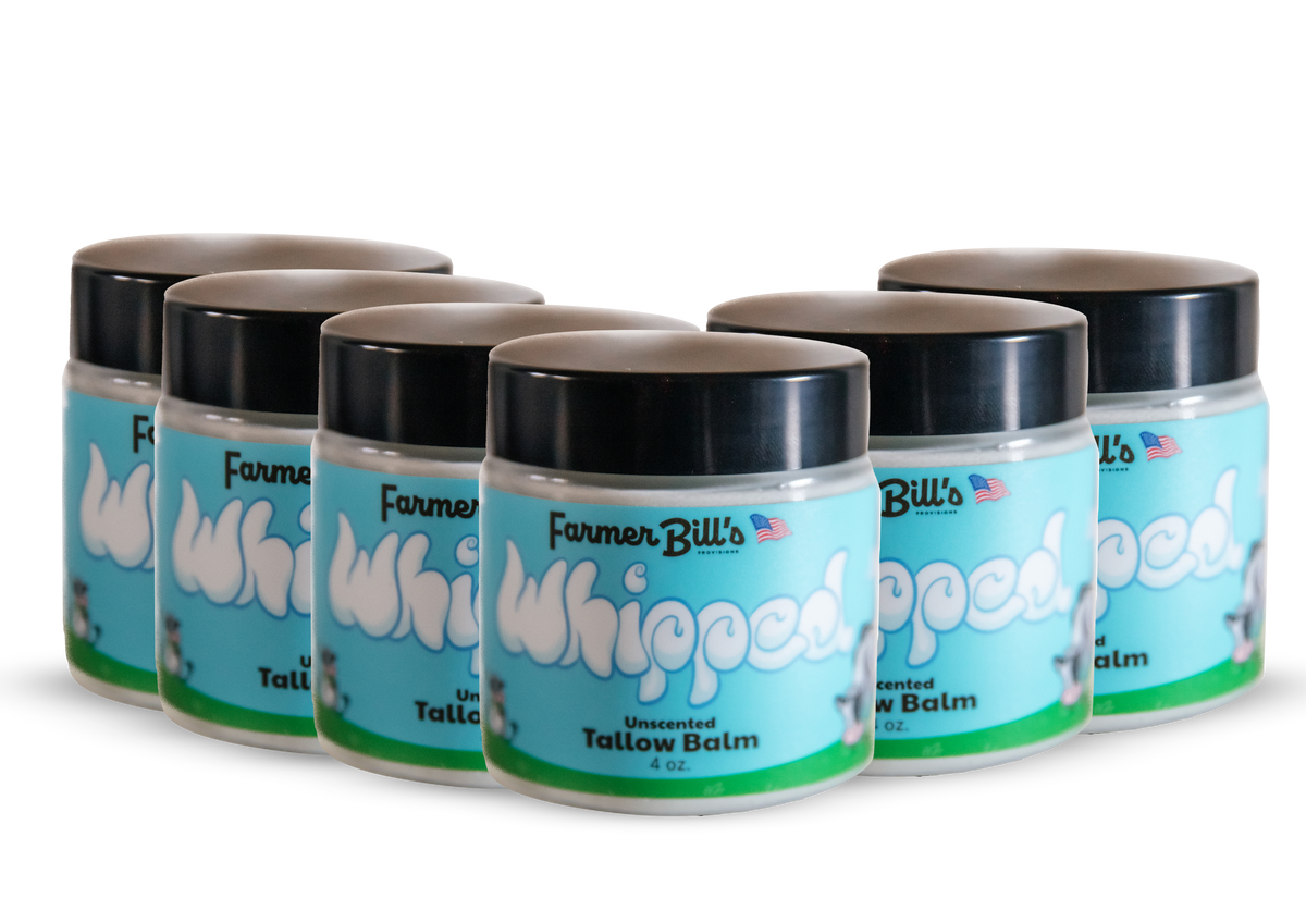 Whipped Unscented Grass-fed Tallow Balm 4 oz, image 5 of 5