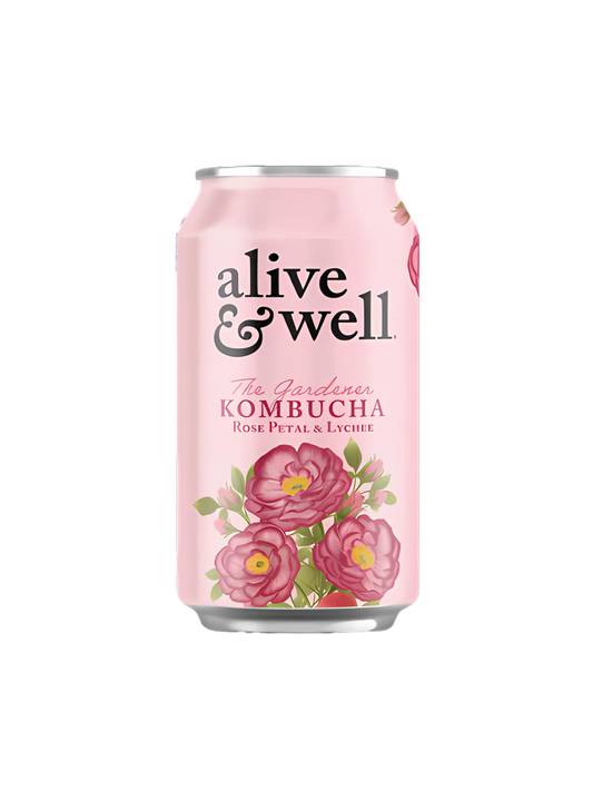 Rose Petal & Lychee Kombucha Organic - 6pk