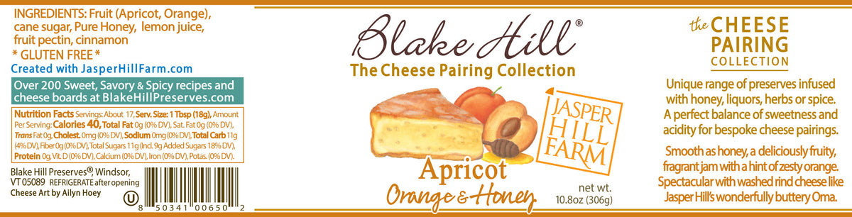 Apricot with Orange & Honey, Jams & Jellies from Blake Hill Preserves