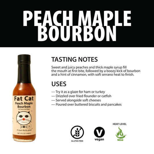 Peach Maple Bourbon Hot Sauce and Glaze, image 2 of 8