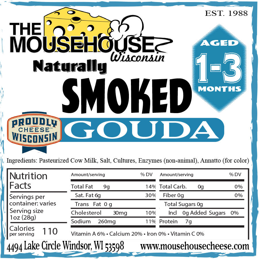 Smoked Gouda, Approx wt. 12oz, image 2 of 2