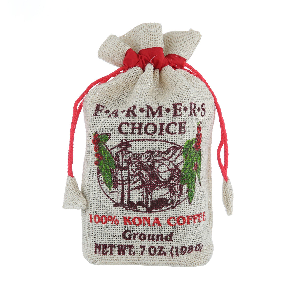Farmers Choice 100% Kona Coffee Burlap Bag by Tastes of Aloha