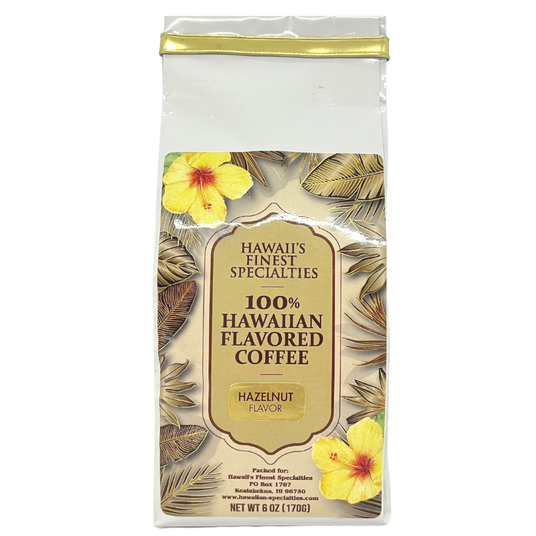 Hawaii's Finest Specialties - 100% Hawaiian Hazelnut Coffee by Tastes of Aloha