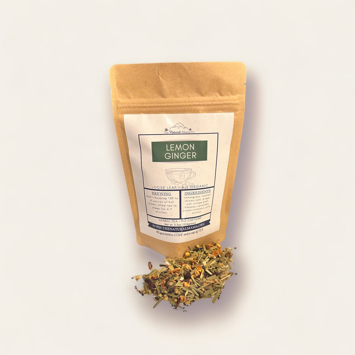 Lemon Ginger Tea, Tea from The Natural Mama Co