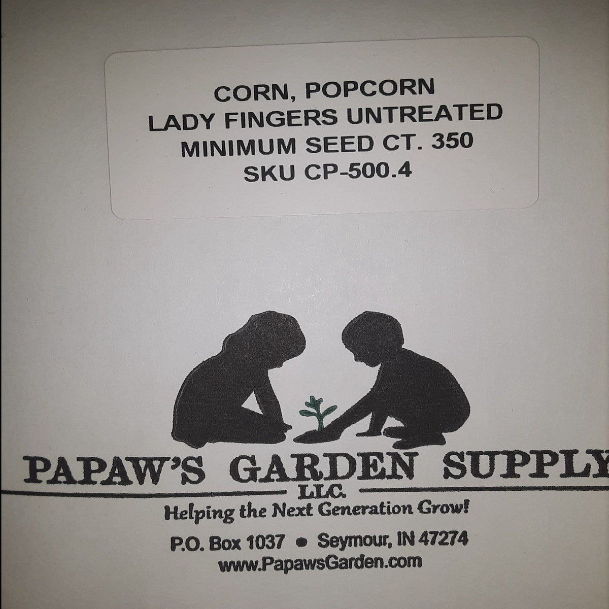 Lady Fingers Heirloom Popcorn Untreated Seeds, image 4 of 4