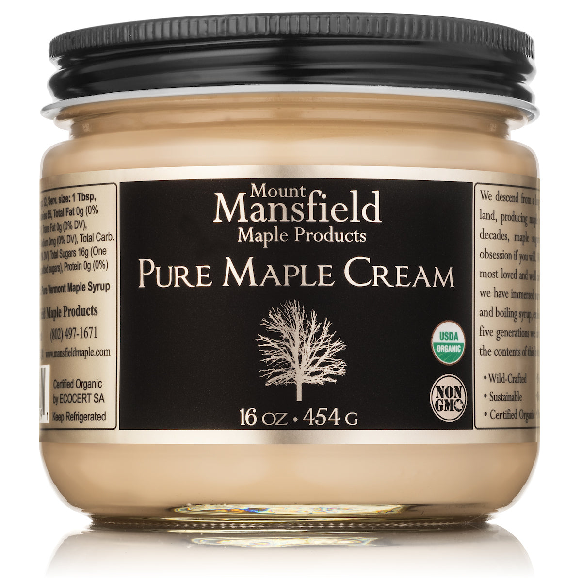 Organic Pure Vermont Maple Cream, image 2 of 2