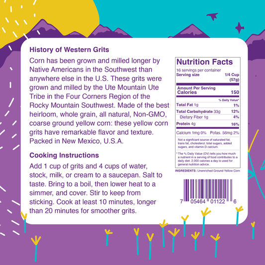 Western Heirloom Yellow Corn Grits, image 2 of 7