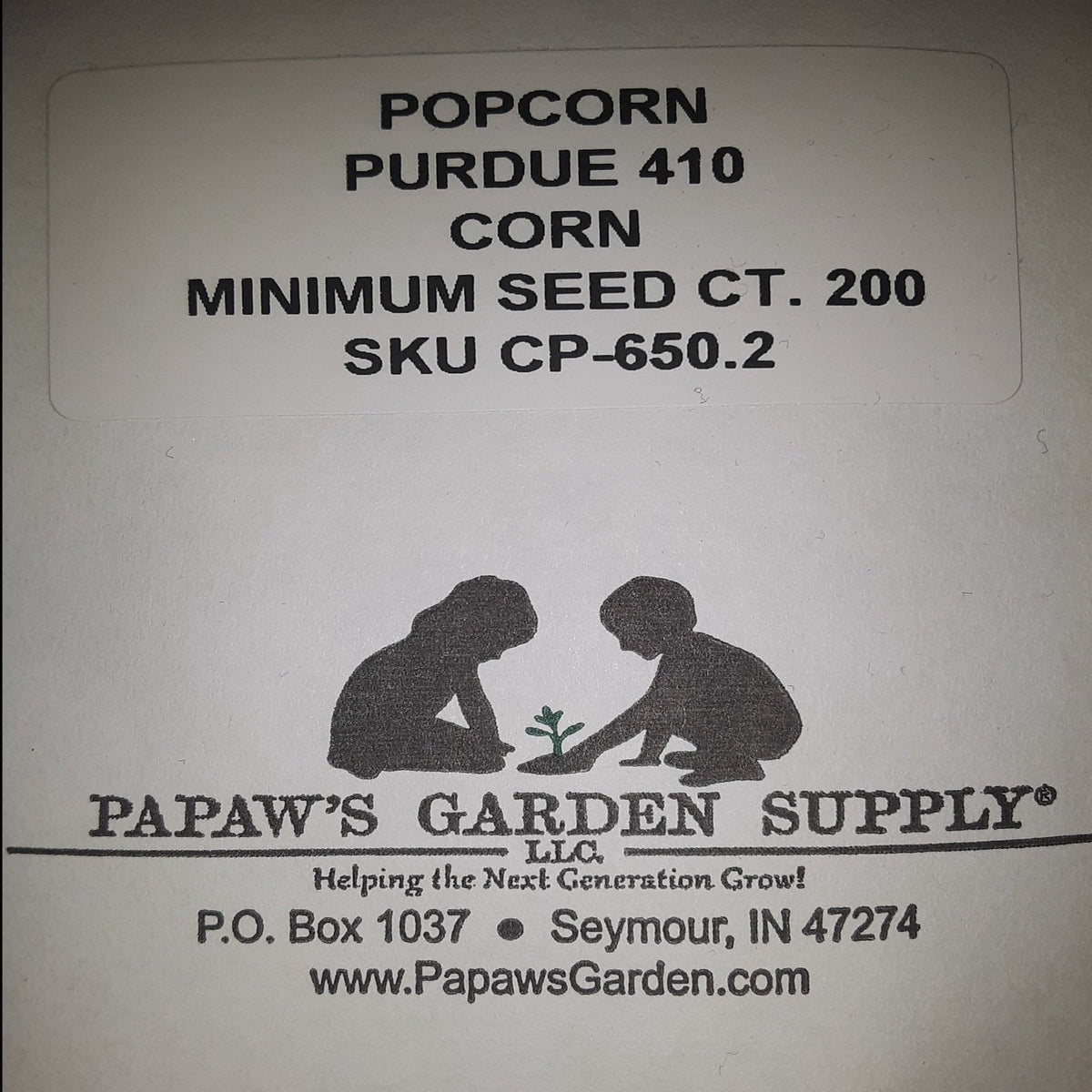Purdue 410 Yellow Popcorn Untreated Seeds, image 5 of 5