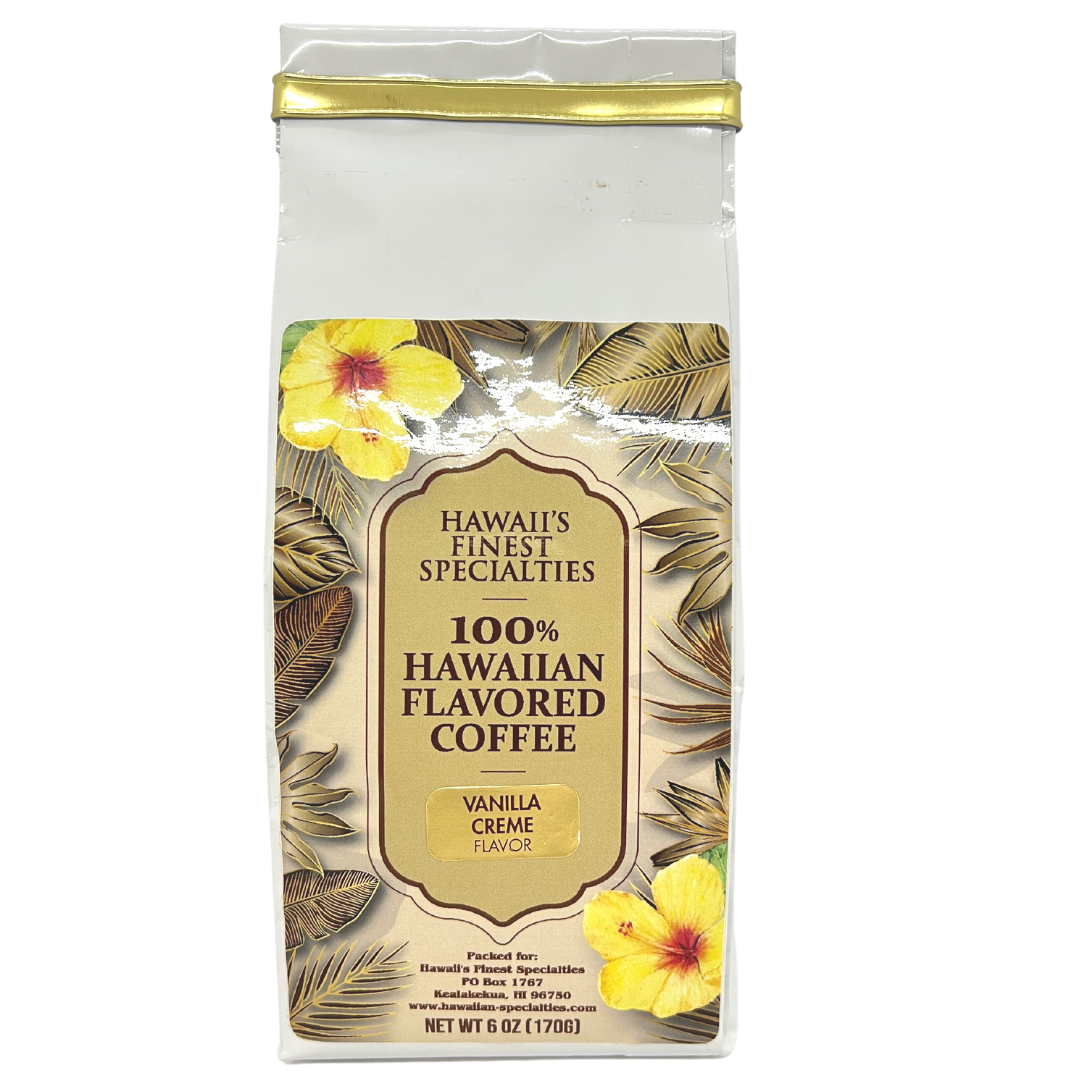Hawaii's Finest Specialties - 100% Hawaiian Vanilla Creme Coffee by Tastes of Aloha