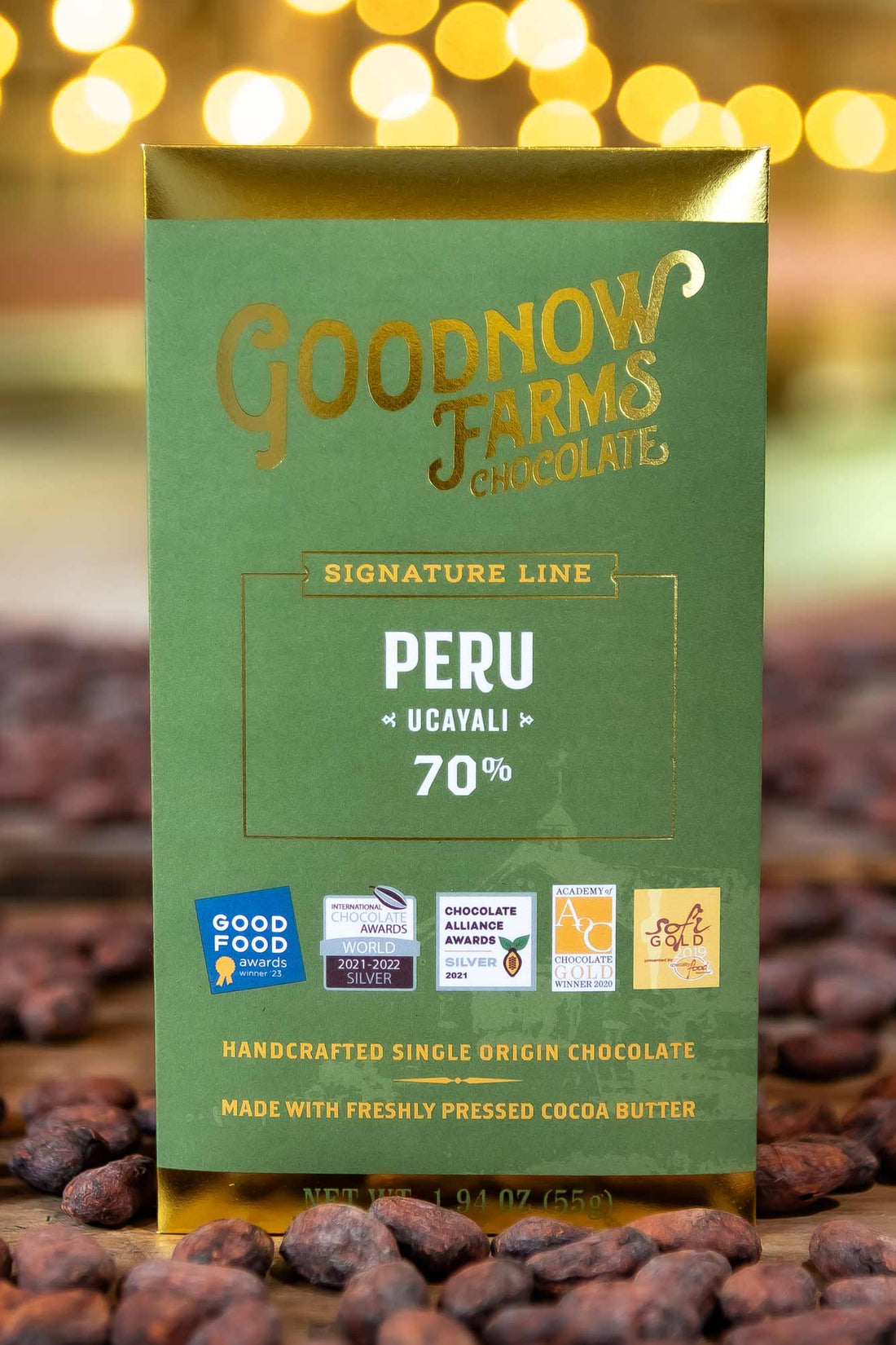 Goodnow Farms Ucayali single-origin dark chocolate bar