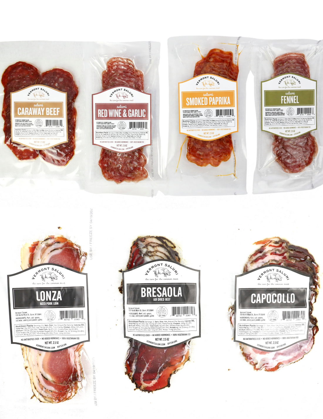 Sliced salami, cheese, jam, and iced tea blends for a spring picnic basket