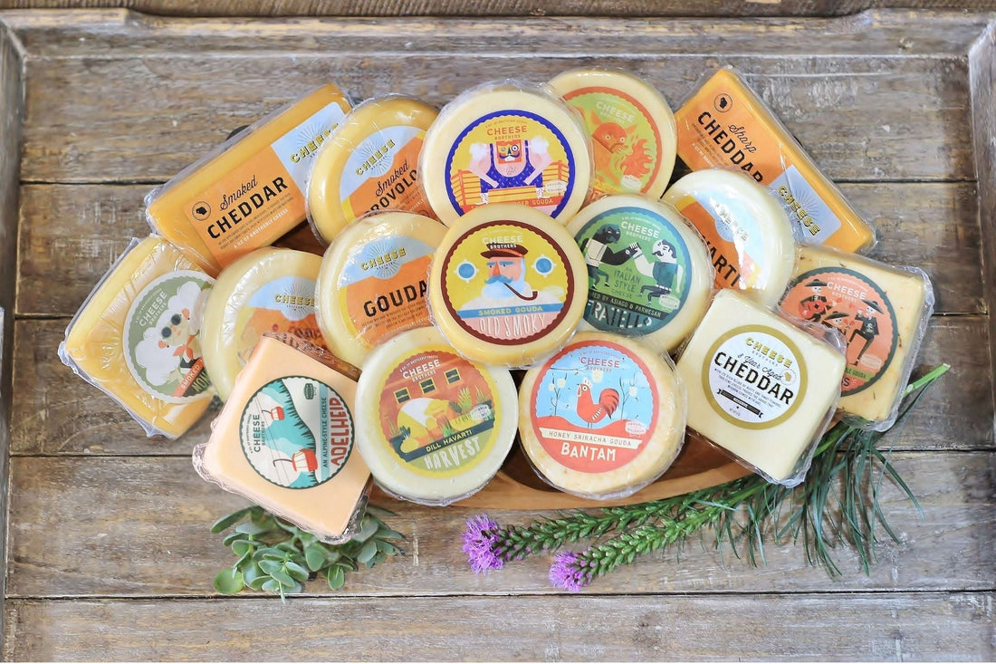 Artisan cheese and charcuterie gift boxes from Madeline's