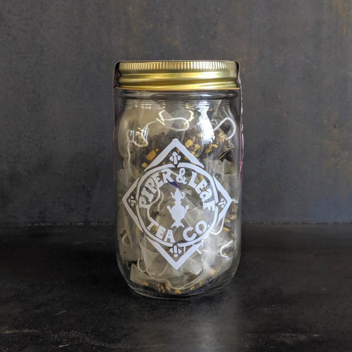 Cherry Christmas Party Pack 25 Sachets in Pint Jar by Piper and Leaf Tea Co.