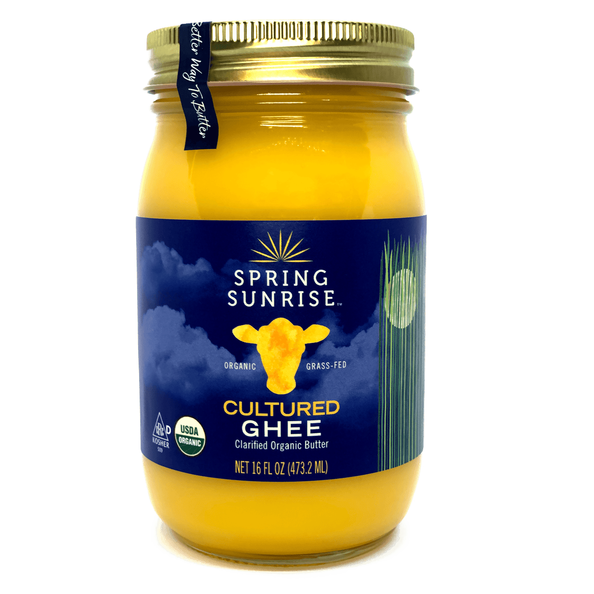 Organic Cultured Ghee by Spring Sunrise Natural Foods