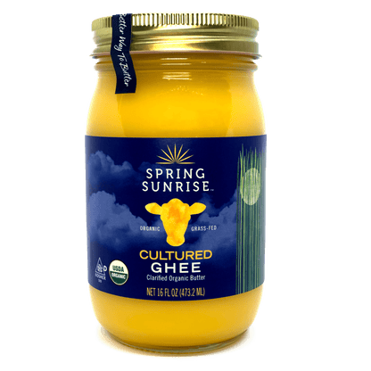 Organic Cultured Ghee by Spring Sunrise Natural Foods