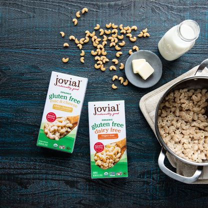 Organic Gluten Free White Cheddar Mac & Cheese from Jovial Foods, Inc