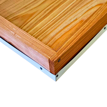 10-Frame Cypress Metal Capped Telescoping Cover