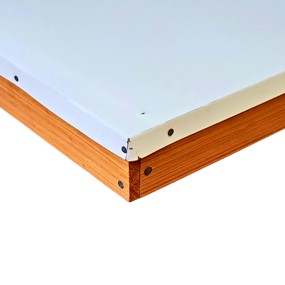 10-Frame Cypress Metal Capped Telescoping Cover
