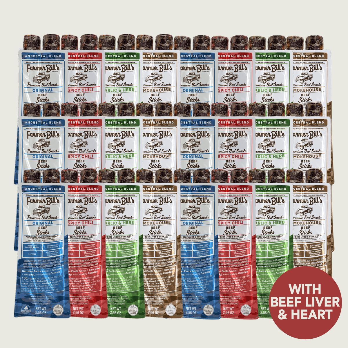 Ancestral Beef Stick Bundles, *BUNDLE ITEM from Farmer Bill's Provisions