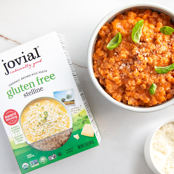 Organic Gluten Free Brown Rice Stelline from Jovial Foods, Inc