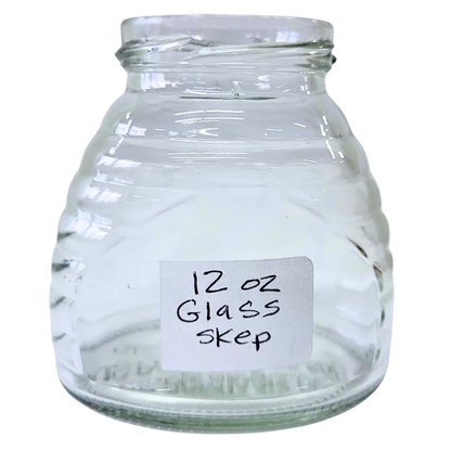 12 oz Glass Skep Jars