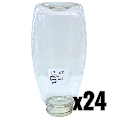 12 oz Plastic Inverted Honey Jar