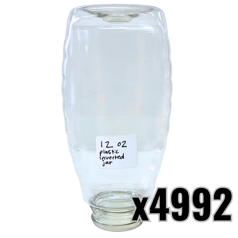 12 oz Plastic Inverted Honey Jar