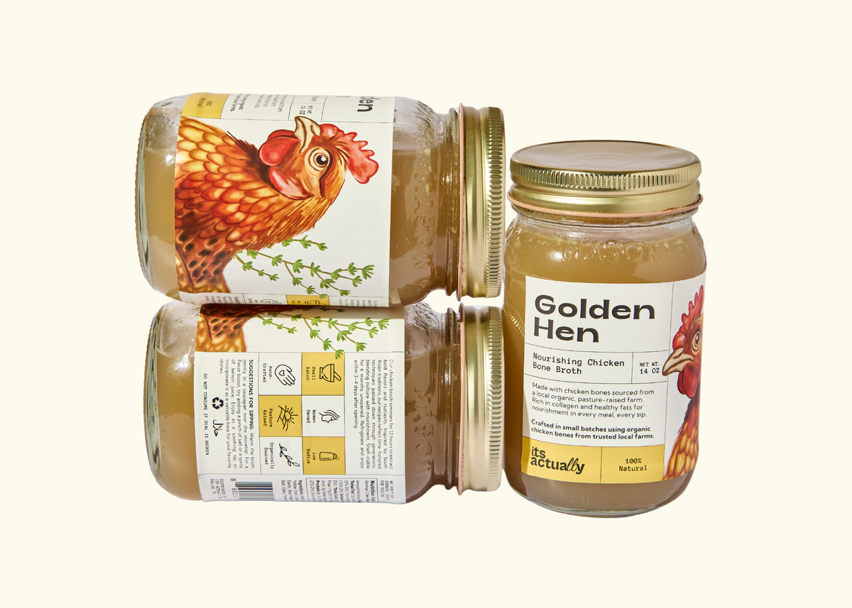Nourishing Halal Chicken Bone Broth, Pantry from Its Actually Co.