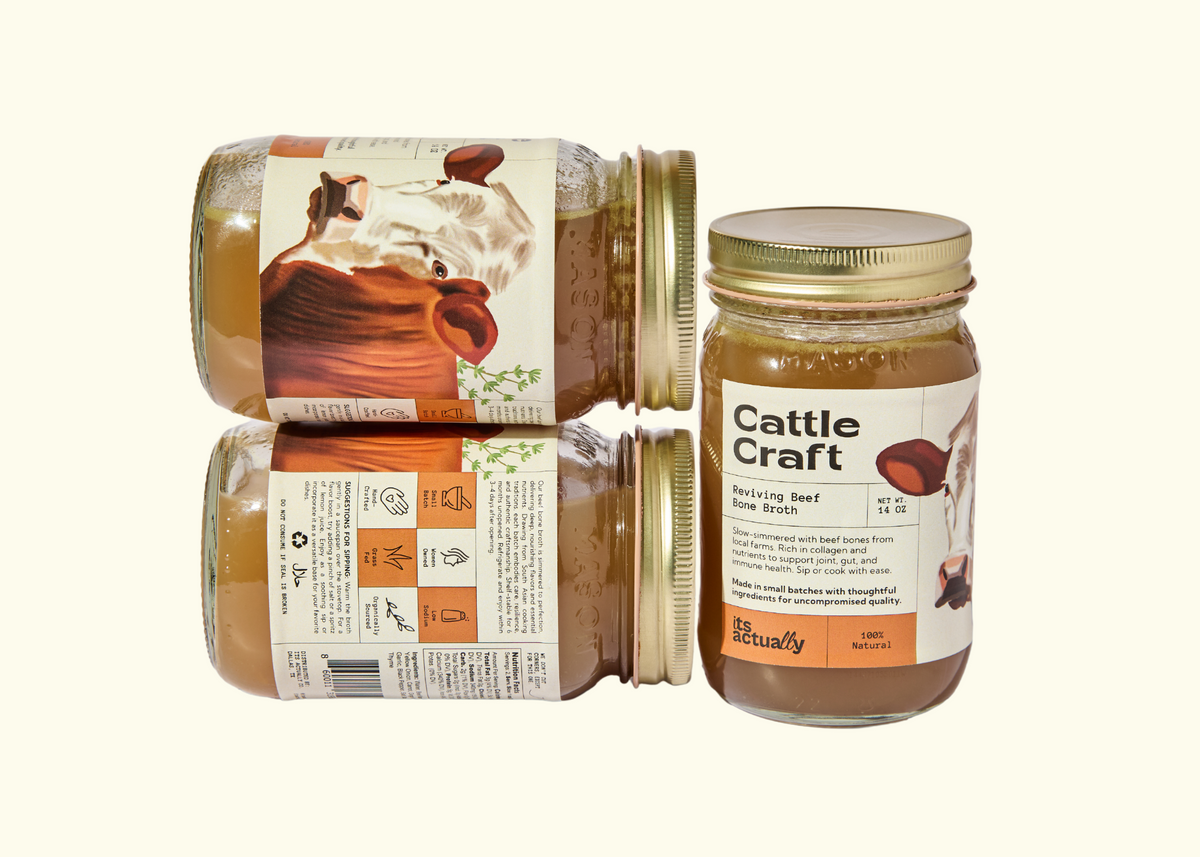Reviving Halal Beef Bone Broth, Pantry from Its Actually Co.