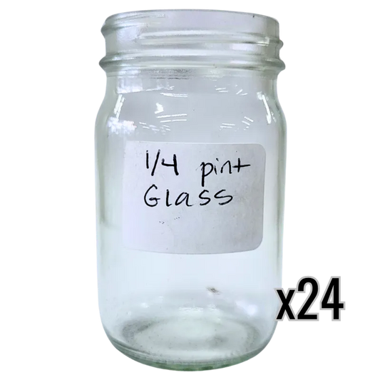 1/4 Pint Glass Jars - 4 1/4 oz, image 4 of 5