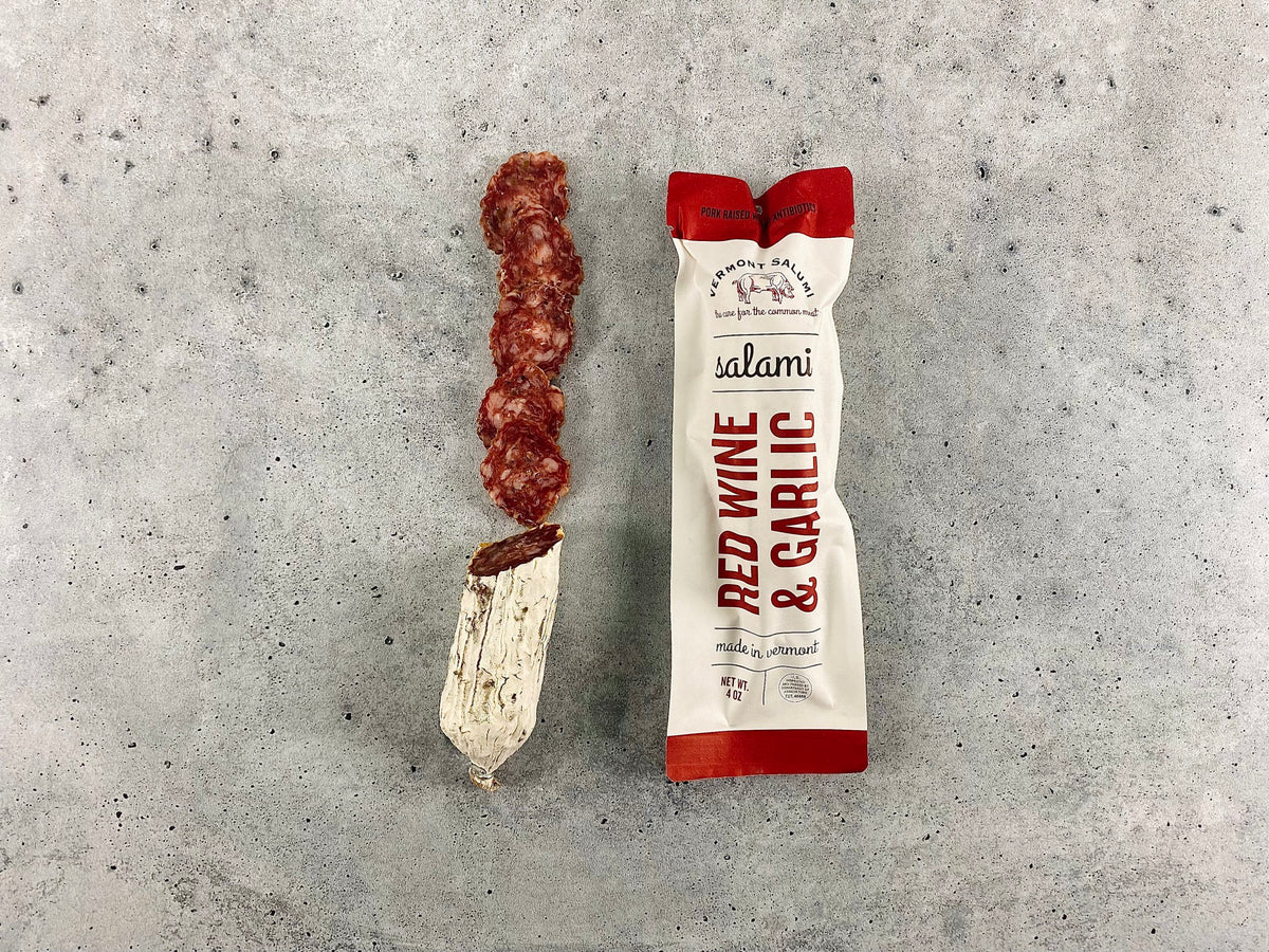 Red Wine and Garlic Salami (8 Pack)