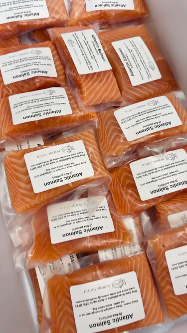 Atlantic Salmon Portions, Skinless (Bulk Case), image 2 of 5