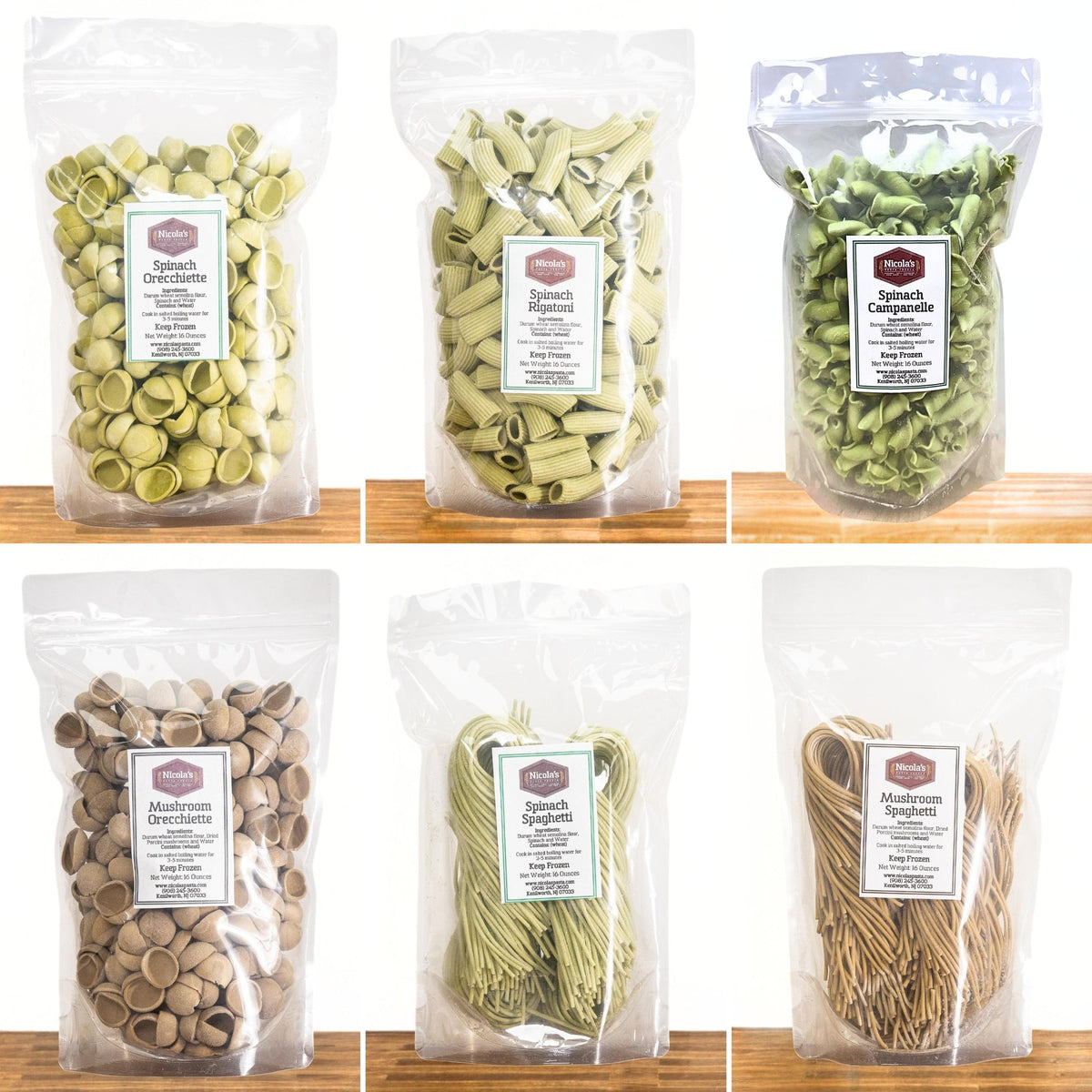 Vegan Bronze Die Fresh Pasta Bundle, Pasta & Noodles from Nicola's Marketplace