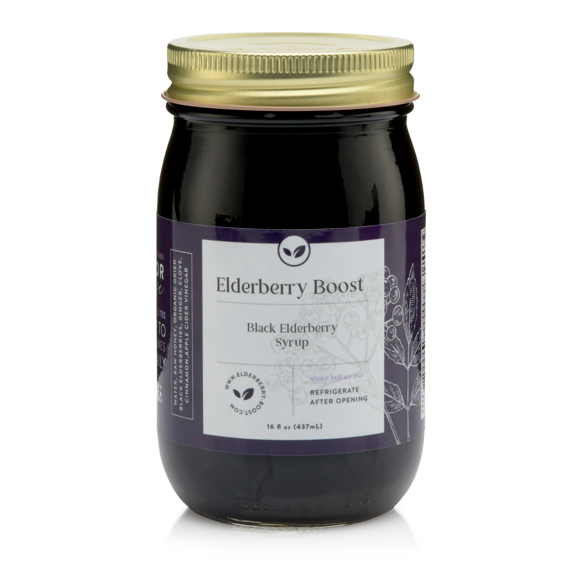 All Natural Elderberry Boost (16 oz), Syrup from Elderberry Boost, LLC