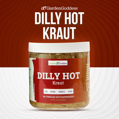 4 Krauts. Mix & Match. 16oz Jars, Pickled & Fermented from Garden Goddess