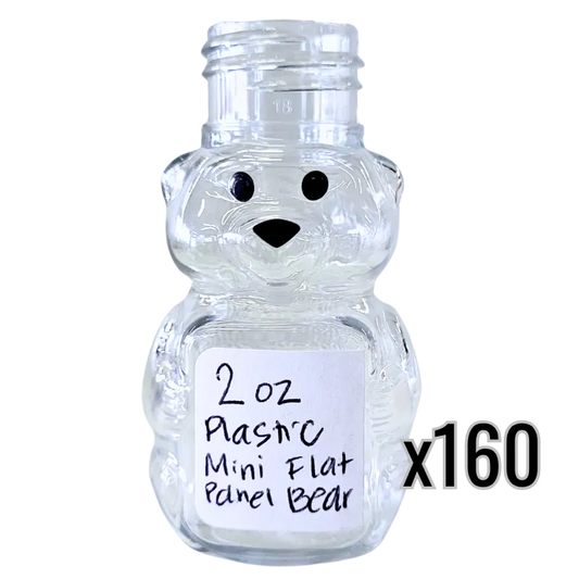 2 oz Plastic Mini Flat Panel Honey Bears, image 5 of 7