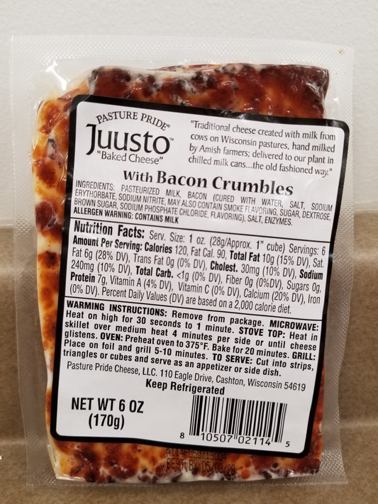 Juusto with Bacon Crumbles, 6 oz