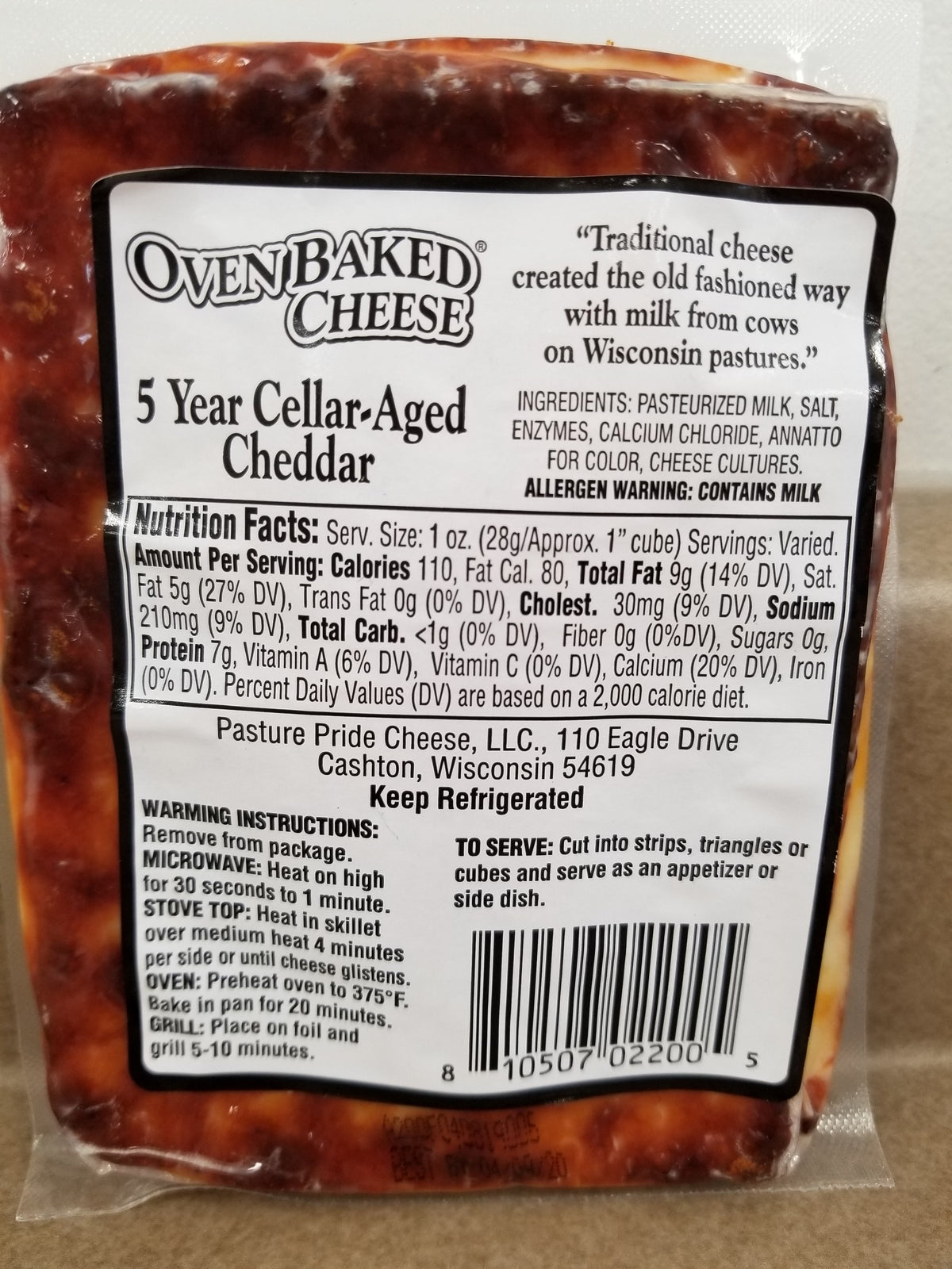 Juusto filled with 5 year Cheddar, 6 oz