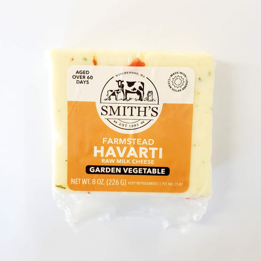 Garden Vegetable Havarti, Cheese from Smith's Country Cheese
