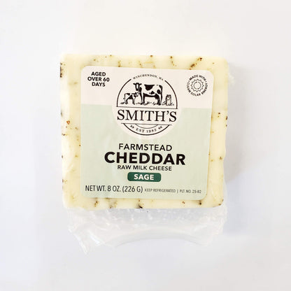 Sage Cheddar, Cheese from Smith's Country Cheese