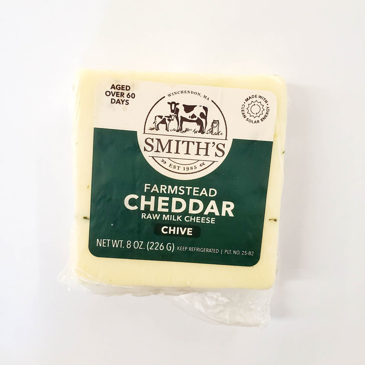 Chive Cheddar, Cheese from Smith's Country Cheese