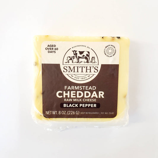 Black Pepper Cheddar, Cheese from Smith's Country Cheese
