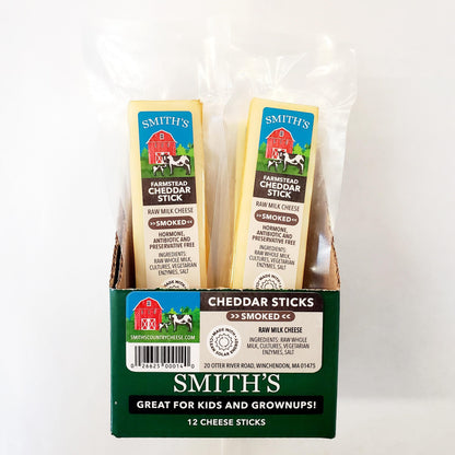 Smoked Cheddar Cheese Stick Box from Smith's Country Cheese