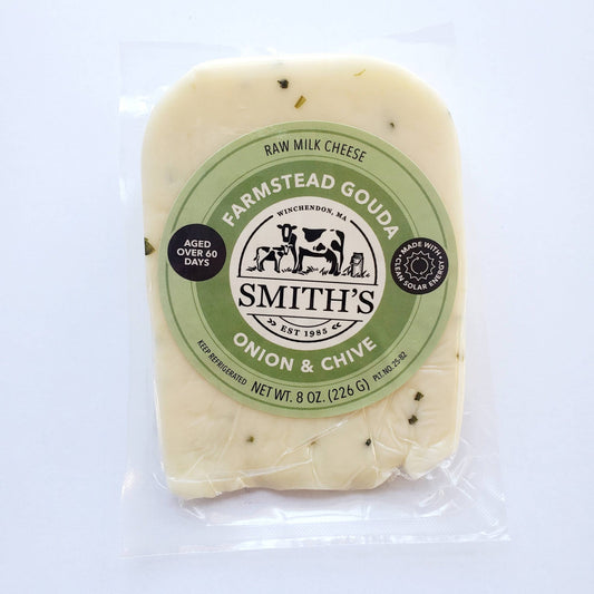 Farmstead Gouda With Onion & Chive, Cheese from Smith's Country Cheese