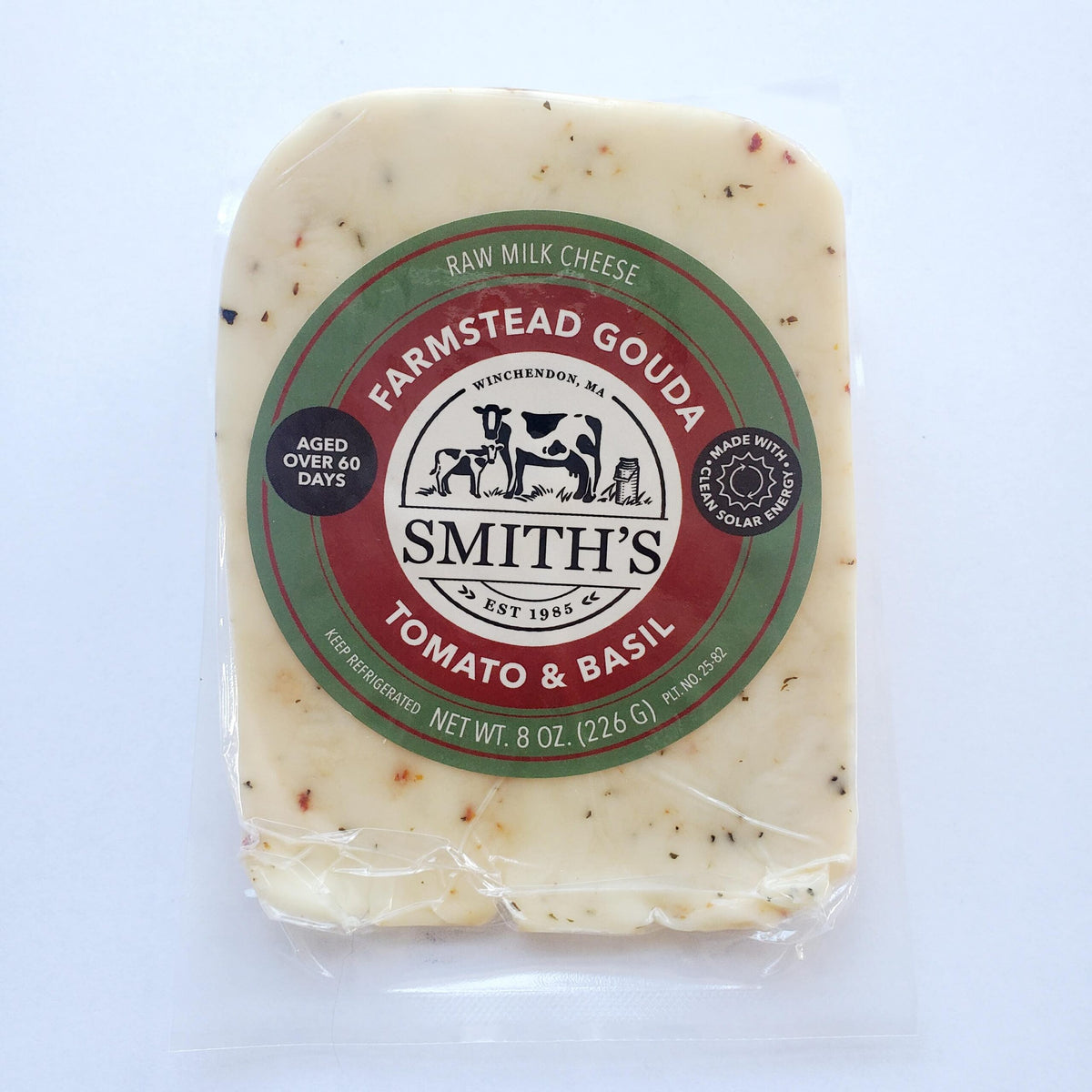Sun-Dried Tomato & Basil Gouda, Cheese from Smith's Country Cheese