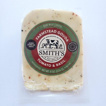 Sun-Dried Tomato & Basil Gouda, Cheese from Smith's Country Cheese