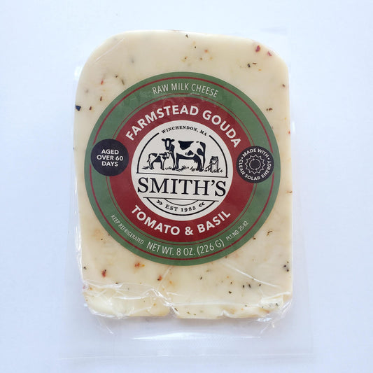 Sun-Dried Tomato & Basil Gouda, Cheese from Smith's Country Cheese