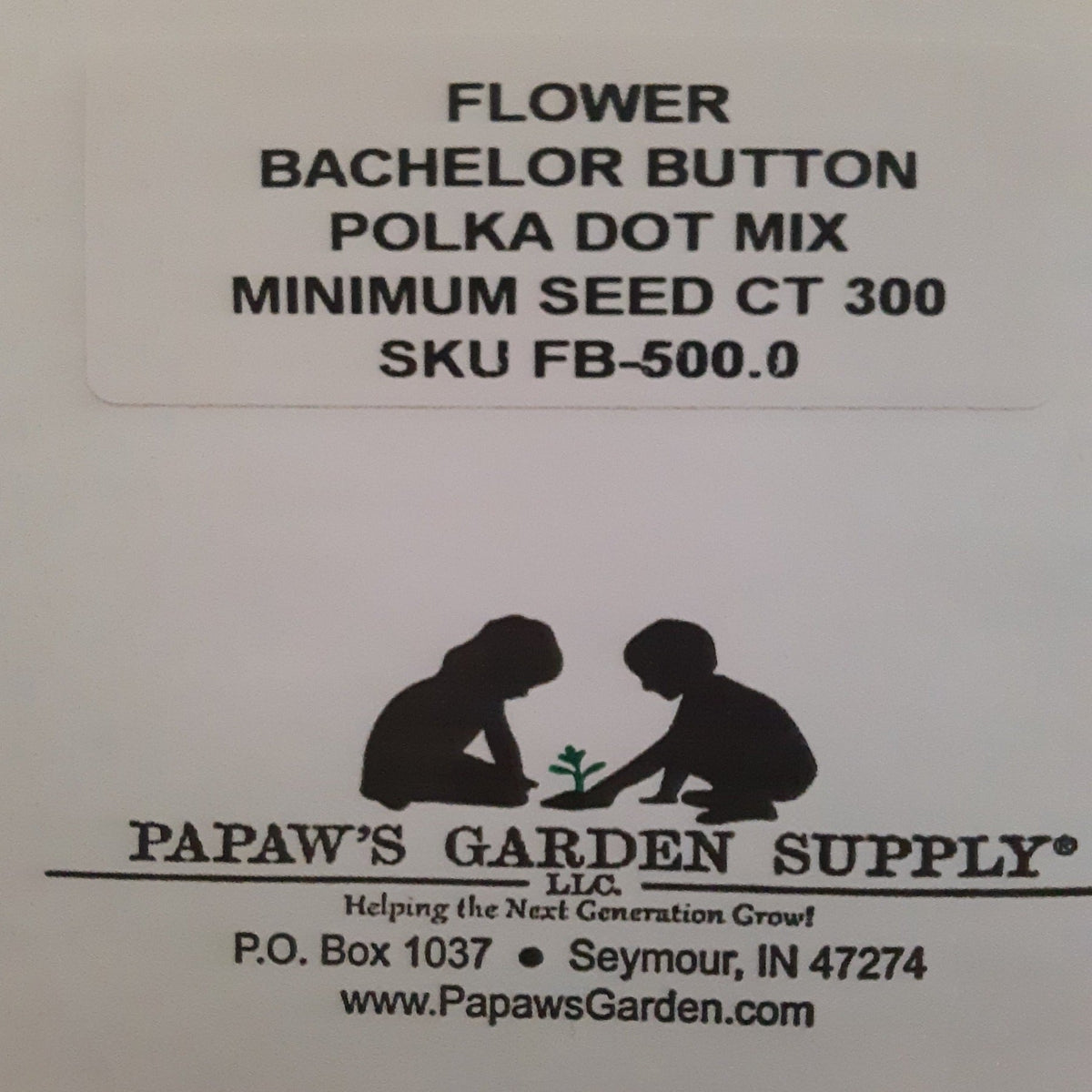 Bachelor Button Polka Dot Mix Flower Seeds, image 3 of 5